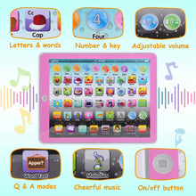 Load image into Gallery viewer, Kid Baby Toddler Educational Tablet Toy
