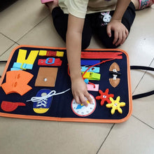 Load image into Gallery viewer, Kids Busy Board Sensory Activity Board Preschool Learning Toys
