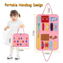 Load image into Gallery viewer, Kids Busy Board Sensory Activity Board Preschool Learning Toys
