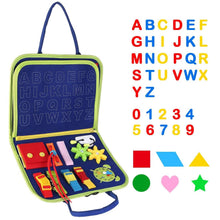 Load image into Gallery viewer, Kids Busy Board Sensory Activity Board Preschool Learning Toys
