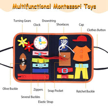 Load image into Gallery viewer, Kids Busy Board Sensory Activity Board Preschool Learning Toys
