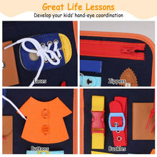 Load image into Gallery viewer, Kids Busy Board Sensory Activity Board Preschool Learning Toys
