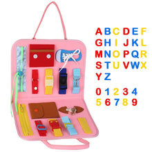Load image into Gallery viewer, Kids Busy Board Sensory Activity Board Preschool Learning Toys
