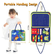 Load image into Gallery viewer, Kids Busy Board Sensory Activity Board Preschool Learning Toys
