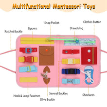Load image into Gallery viewer, Kids Busy Board Sensory Activity Board Preschool Learning Toys
