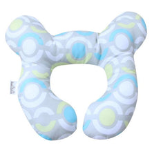 Load image into Gallery viewer, Kids Children Baby Pillow Soft Neck Support Infant Car Cushion U-Shape Cotton Infant Nursing Pillow Toddler Sleep Positioner  Air Mesh Organic Cotton Protection for Flat Head Baby Pillow for Newborn Breathable Adjustable Infants and Baby Neck Head Support
