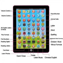 Load image into Gallery viewer, Kids First Educational Learning Touch Screen Tablet - Assorted Colors
