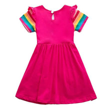 Load image into Gallery viewer, Kids Little Girls' Knee-length Short Sleeve Dress
