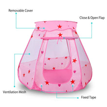 Load image into Gallery viewer, Kids Pop Up Prince Princess Toddler Play Tent
