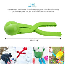 Load image into Gallery viewer, Kids Portable Colorful Outdoor Winter Snowball Maker Children Creative Fun Sports Winter Toy Lightweight Snow Balls Maker
