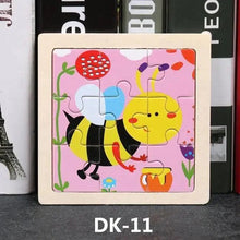 Load image into Gallery viewer, Kids Puzzle Toy Animals and Vehicle Wooden Puzzles Jigsaw Baby Educational Learning Toys for Children Gift
