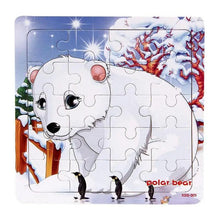 Load image into Gallery viewer, Kids Puzzle Toy Animals and Vehicle Wooden Puzzles Jigsaw Baby Educational Learning Toys for Children Gift
