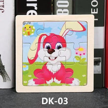 Load image into Gallery viewer, Kids Puzzle Toy Animals and Vehicle Wooden Puzzles Jigsaw Baby Educational Learning Toys for Children Gift
