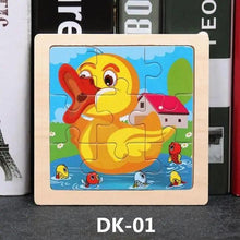 Load image into Gallery viewer, Kids Puzzle Toy Animals and Vehicle Wooden Puzzles Jigsaw Baby Educational Learning Toys for Children Gift
