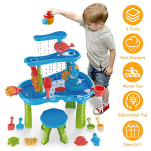 Load image into Gallery viewer, Kids Sand Water Table for 3-6 Years Old Sensory Exercise Friendship Building
