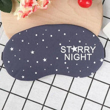 Load image into Gallery viewer, Kids Sleeping Aid Colorful Blindfold Comfortable Sleeping Mask Creative Funny Eye Patch Travel Sleep Mask Cute Cartoon Design Eye Cover
