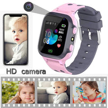 Load image into Gallery viewer, Kids Smart Watch Sim Card GPS Call Phone Smartwatch For Children SOS Photo Waterproof Camera Location Tracker Smart Watch For Kids 2 Way Voice Video Call SOS Alert Smartphone Cell Phone Smart Watch
