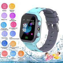 Load image into Gallery viewer, Kids Smart Watch Sim Card GPS Call Phone Smartwatch For Children SOS Photo Waterproof Camera Location Tracker Smart Watch For Kids 2 Way Voice Video Call SOS Alert Smartphone Cell Phone Smart Watch
