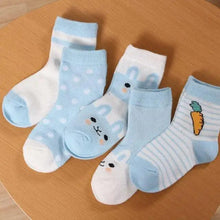 Load image into Gallery viewer, Kids Socks Summer Cotton Cartoon Animal Kids Socks Girls Cute Newborn Boy Toddler Children Socks Girl Boys Trainer Socks Toddlers Infant Socks Warm and Cute Socks Cotton Stretch Crew Baby Socks
