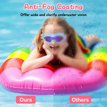 Load image into Gallery viewer, Kids Swim Goggles with Ear Plugs UV Protection Anti-Fog Leak Proof
