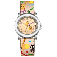 Load image into Gallery viewer, Kids Watches Dial Muticolour Strap Gift For School Girl Quartz Movement Kids Watches 3D Cute Silicone Children Toddler Wrist Watches Time Teacher For Boys
