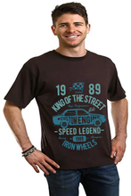 Load image into Gallery viewer, King Of The Street Men's Bamboo Viscose/Organic Cotton Short Sleeve Graphic T-Shirt
