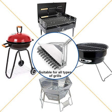 Load image into Gallery viewer, Kitchen Accessories BBQ Grill Brush and Scraper Barbecue Kit Cleaning Brush Stainless Steel Tools Wire Bristles Triangle BBQ Grill Cleaning Brush for Weber Gas Charcoal Porcelain Cast Iron &amp; All Grilling Grates Accessories
