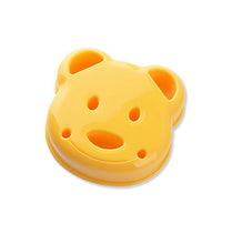 Load image into Gallery viewer, Kitchen Breakfast Bear Sandwich Mold Bread Biscuit Cake Tool Making Mold Household Making Accessories Bear Shape Sandwich Mold Cutter Yellow Bread Sandwich Shapers Maker For Kids
