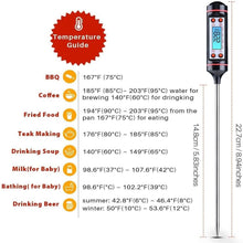 Load image into Gallery viewer, Kitchen Digital BBQ Food Thermometer Meat Cake Candy Fry Grill Dinning Household  Meat Thermometer Digital Instant Read Food Meat Thermometer with Long Probe Cooking Thermometer for Kitchen BBQ Grill and Cooking Thermometer  Oven Thermometer Tool
