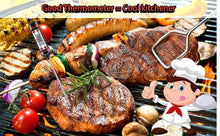 Load image into Gallery viewer, Kitchen Digital BBQ Food Thermometer Meat Cake Candy Fry Grill Dinning Household  Meat Thermometer Digital Instant Read Food Meat Thermometer with Long Probe Cooking Thermometer for Kitchen BBQ Grill and Cooking Thermometer  Oven Thermometer Tool
