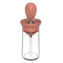 Load image into Gallery viewer, Kitchen Silicone Oil Bottle Portable Sauce Seasoning Tool Cooking Baking BBQ Quantitative Brush Dispenser Universal Accessories Glass Olive Bottle with Silicone Brush and Dropper Measuring Container for Kitchen Cooking Pancake Frying BBQ Accessories

