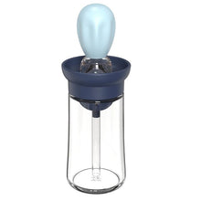 Load image into Gallery viewer, Kitchen Silicone Oil Bottle Portable Sauce Seasoning Tool Cooking Baking BBQ Quantitative Brush Dispenser Universal Accessories Glass Olive Bottle with Silicone Brush and Dropper Measuring Container for Kitchen Cooking Pancake Frying BBQ Accessories
