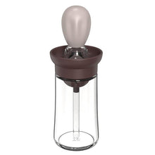 Load image into Gallery viewer, Kitchen Silicone Oil Bottle Portable Sauce Seasoning Tool Cooking Baking BBQ Quantitative Brush Dispenser Universal Accessories Glass Olive Bottle with Silicone Brush and Dropper Measuring Container for Kitchen Cooking Pancake Frying BBQ Accessories
