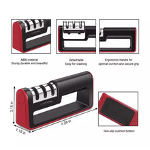 Load image into Gallery viewer, Knife Sharpener Professional Ceramic Tungsten Kitchen Sharpening System Tool

