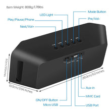 Load image into Gallery viewer, KOCASO LED Wireless Speaker Dynamic Multicolor Hands-Free
