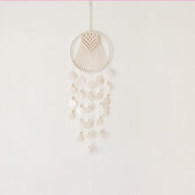 Load image into Gallery viewer, Korean Style Home Shell Melodious Sound Wind Chime Room Decoration Ornaments Nordic Hanging Wind Bells Wall Pendant For Home Office Kids Room Nursery Decor Gifts Photography Hanging Wind Chimes
