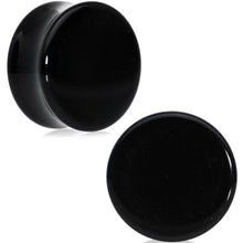 Load image into Gallery viewer, 3/4 Black Acrylic Saddle Plug Set
