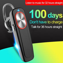 Load image into Gallery viewer, L9 Wireless Bluetooth-compatible Headphone With Microphone Bass Sport Earphones Universal Handsfree Hanging Ear Single Earhphone
