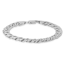 Load image into Gallery viewer, Ladies 18k Gold Plated Brass Curb Bracelet
