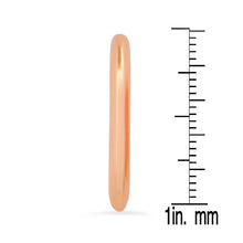 Load image into Gallery viewer, Ladies C Shape Tube Hoop Earrings
