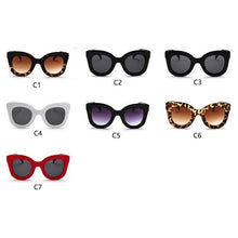 Load image into Gallery viewer, Ladies Fashion Retro Sun Sunglasses For Women Cat Eye Glasses Women/Men Luxury Eyewear For  Female Lightweight Frame Glasses For Women Retro Eyewear Unique Style Eyeglasses
