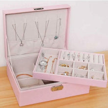 Load image into Gallery viewer, Lady PU Leather Jewelry Box
