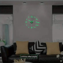 Load image into Gallery viewer, Large 3D Frameless Wall Clock Stickers
