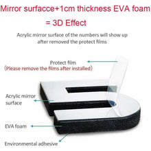 Load image into Gallery viewer, Large 3D Frameless Wall Clock Stickers
