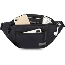 Load image into Gallery viewer, Large Crossbody Fanny Pack with 4-Zipper Pockets
