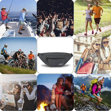 Load image into Gallery viewer, Large Crossbody Fanny Pack with 4-Zipper Pockets
