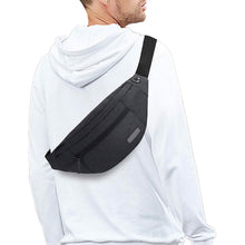 Load image into Gallery viewer, Large Crossbody Fanny Pack with 4-Zipper Pockets
