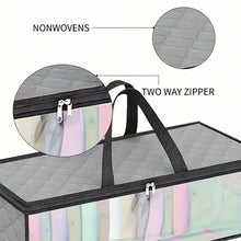 Load image into Gallery viewer, Large Under Bed Storage Bag with Zips
