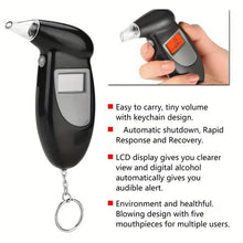 Load image into Gallery viewer, LCD Screen Professional Alcohol Breathalyzer Tester
