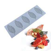 Load image into Gallery viewer, Leaf Cake Mold Coral Leaves Decorative Lace Mat Sugar Craft Silicone Pad Fondant Moulds Decorating Tools Baking Accessories Leaf Mold Fondant Leaf 3D Cake Decorations Styling Chocolate Sugar Cookie Cutter Set Silicone Mold
